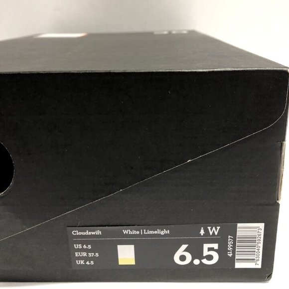 On Women’s Cloudswift, White/Limelight Running Shoes, Size 6.5 M - Picture 7 of 7